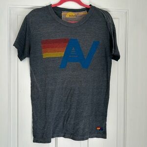 Kids aviator nation logo T size 12 CHARCOAL